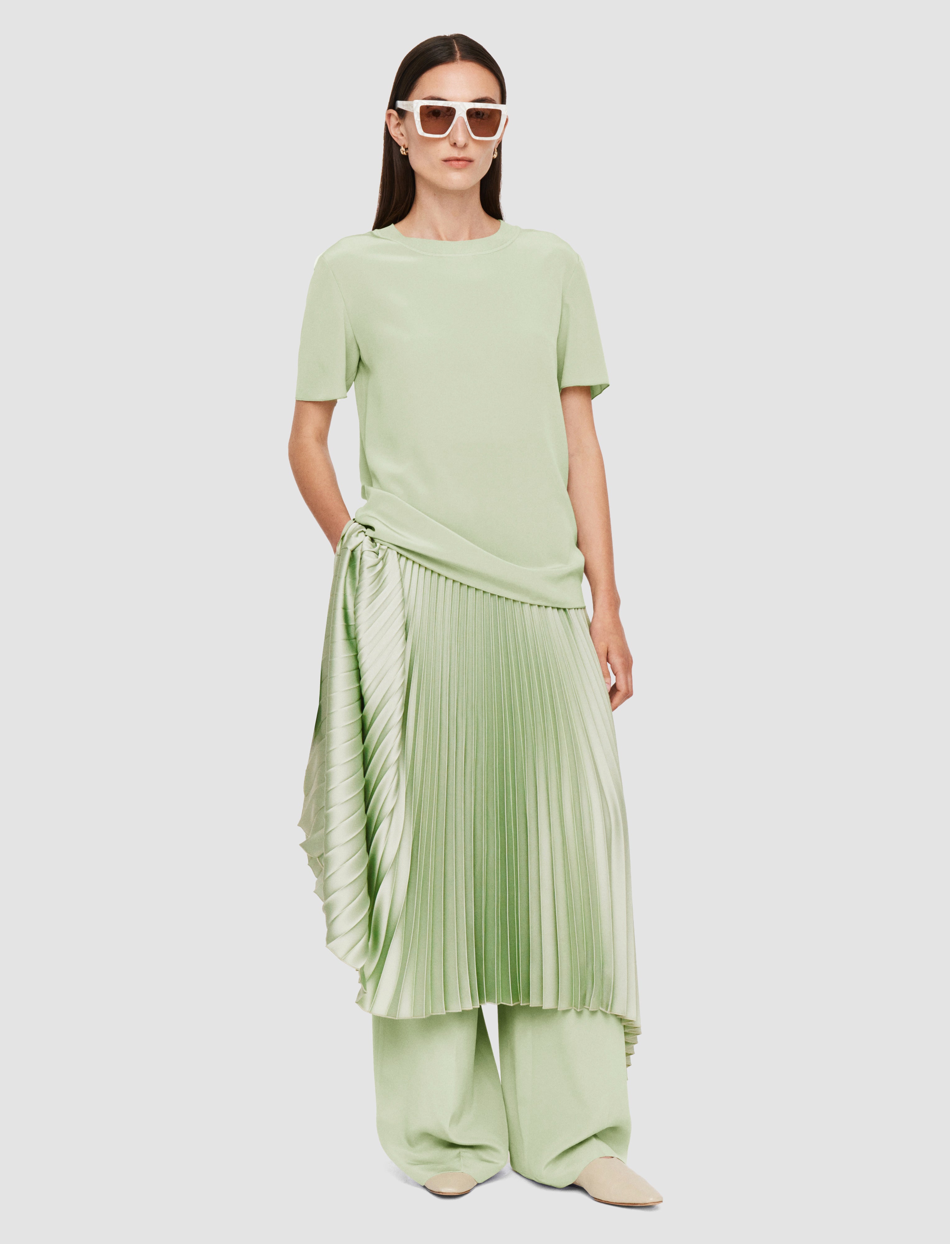 green-rubin-crepe-de-soie-silk-blouse-JOSEPH