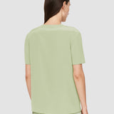 Green Rubin Crepe de Soie Silk Blouse - Joseph