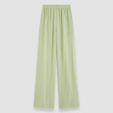 Green Hulin Crepe de Soie Silk Trousers - Joseph