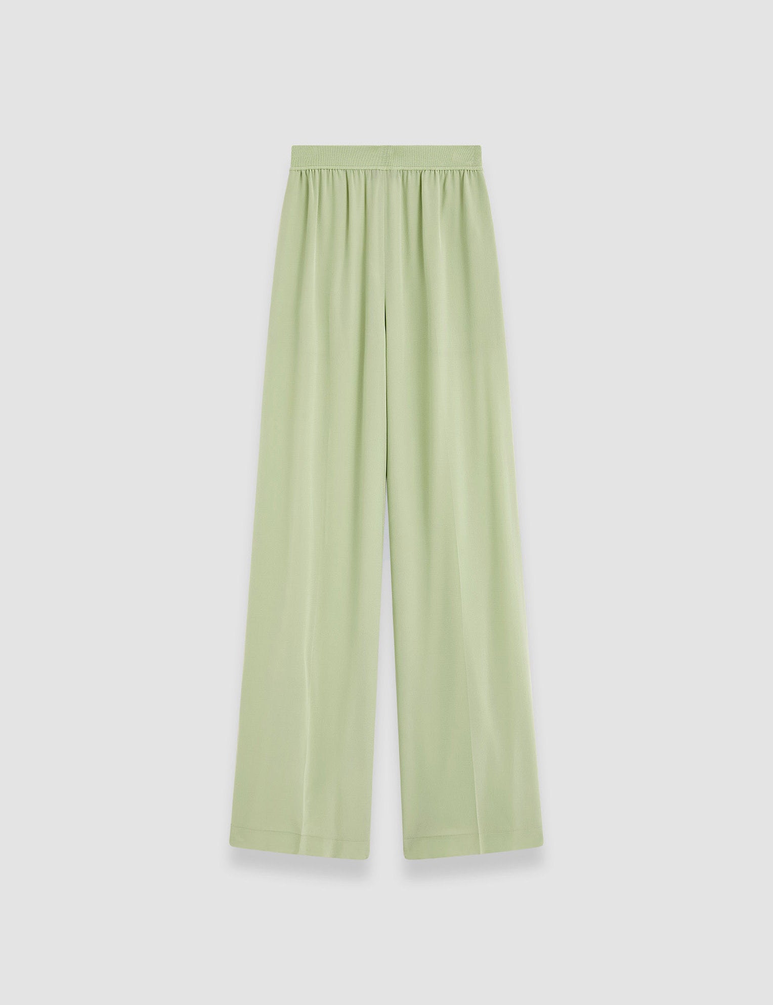 Green Hulin Crepe de Soie Silk Trousers - Joseph