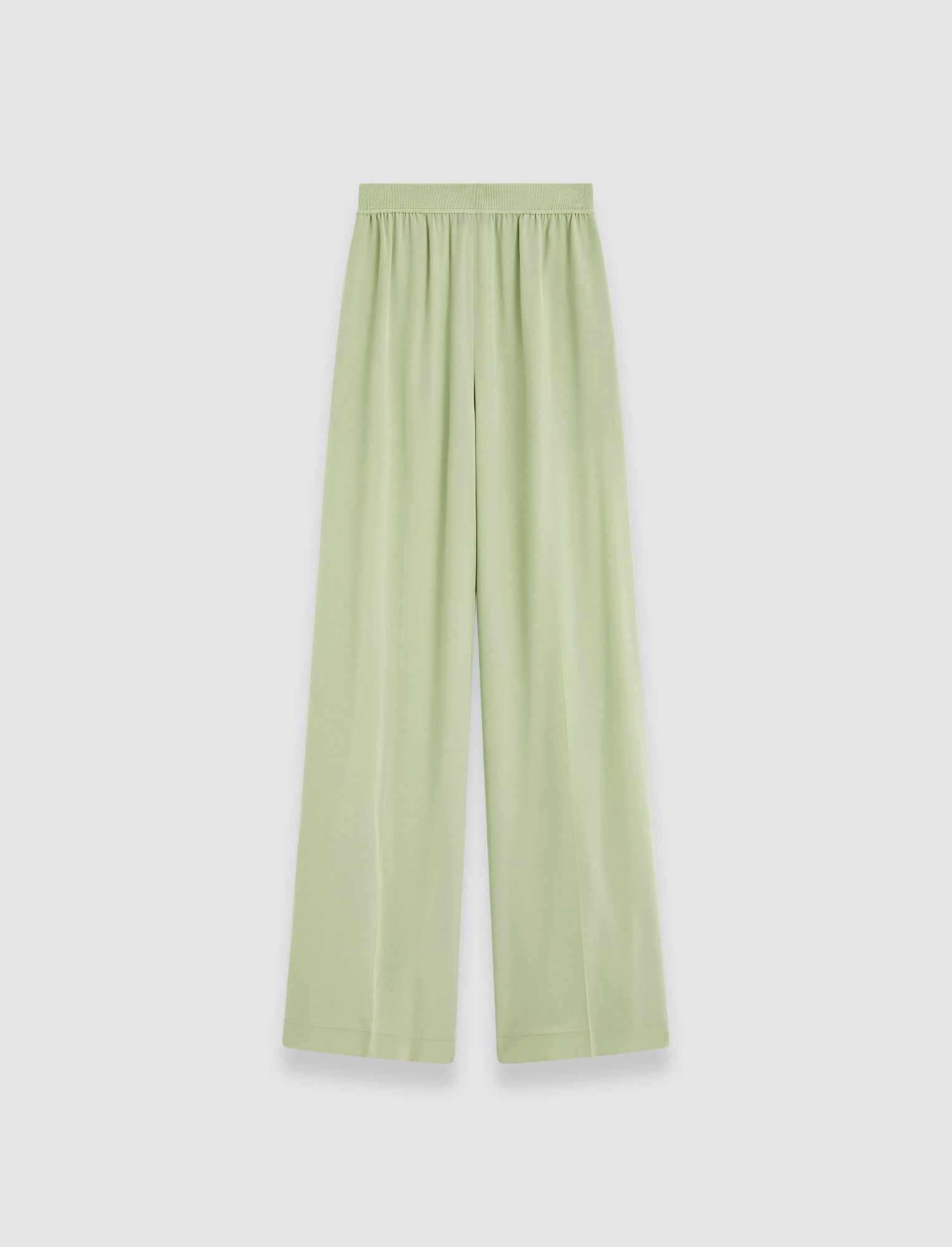 green-hulin-crepe-de-soie-silk-trousers-JOSEPH