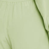 Green Hulin Crepe de Soie Silk Trousers - Joseph