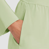 Green Hulin Crepe de Soie Silk Trousers - Joseph