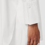 White Comete Poplin Cotton Shirt - Joseph