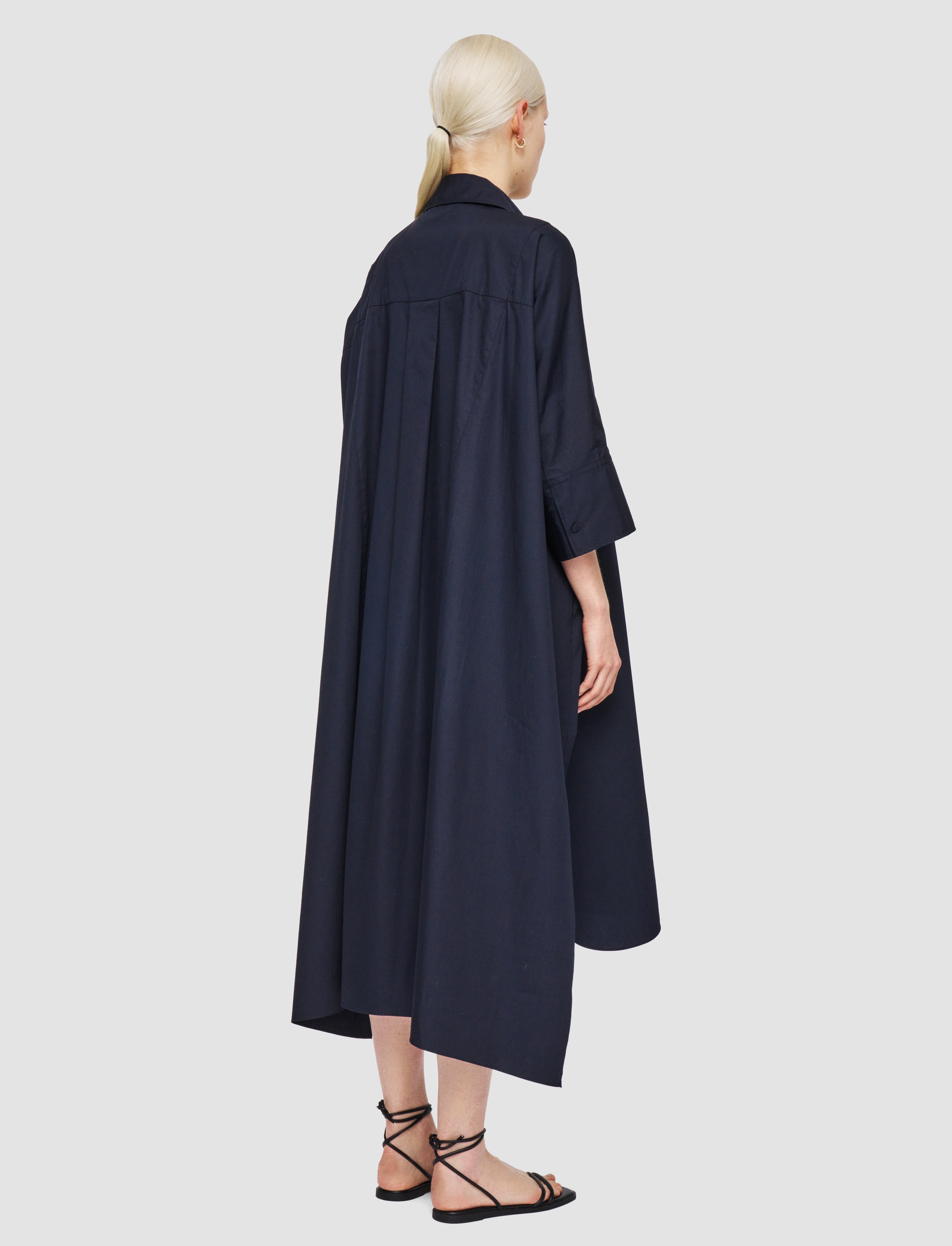 bleu-robe-dania-en-popeline-de-coton-JOSEPH