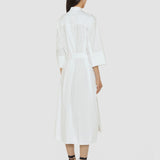 Robe Mederic en popeline effet color block