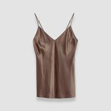 Grey Clea Silk Satin Camisole - Joseph