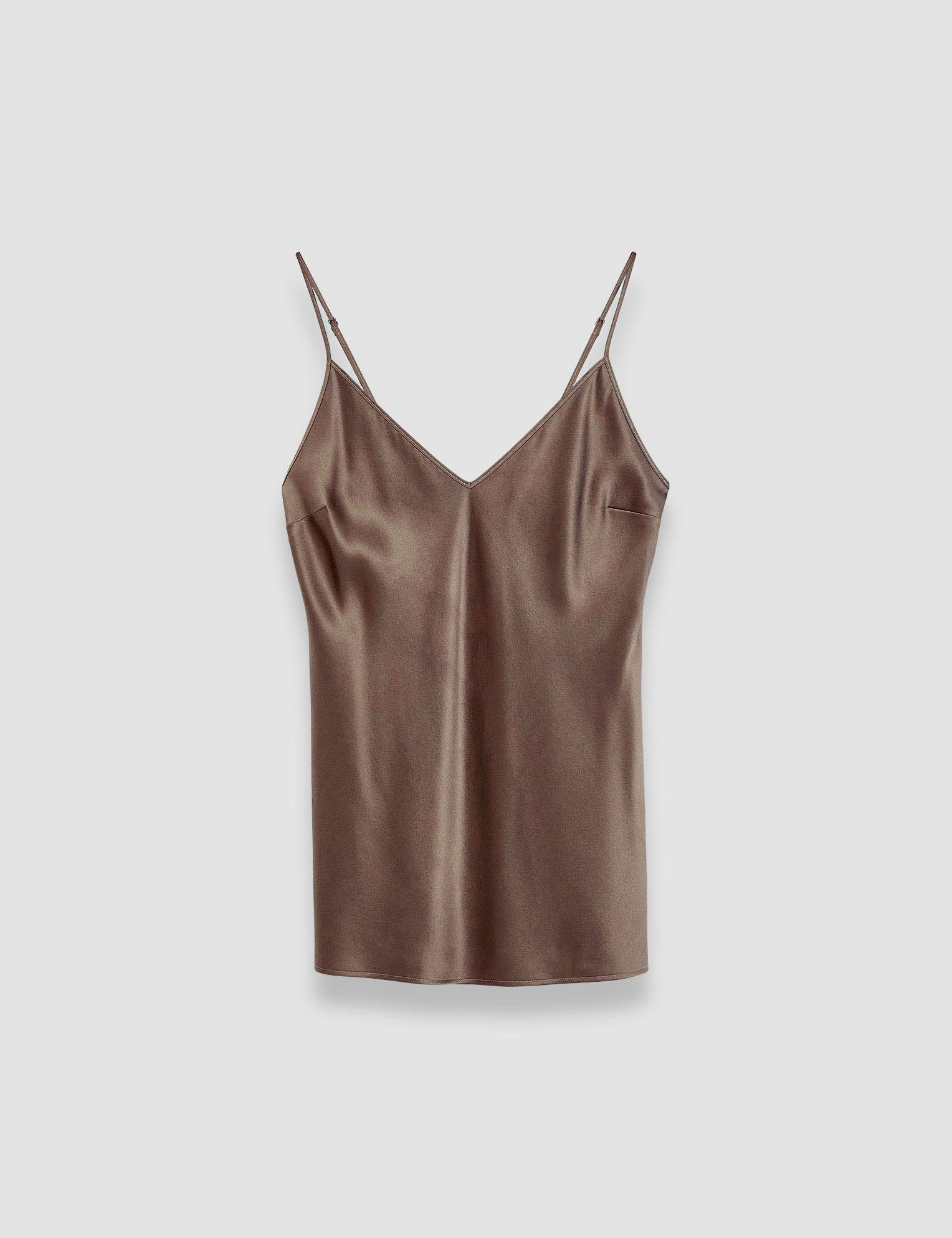 Grey Clea Silk Satin Camisole - Joseph