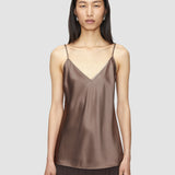 Grey Clea Silk Satin Camisole - Joseph