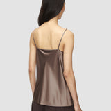 Grey Clea Silk Satin Camisole - Joseph