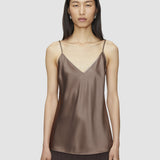 Grey Clea Silk Satin Camisole - Joseph