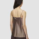 Grey Clea Silk Satin Camisole - Joseph