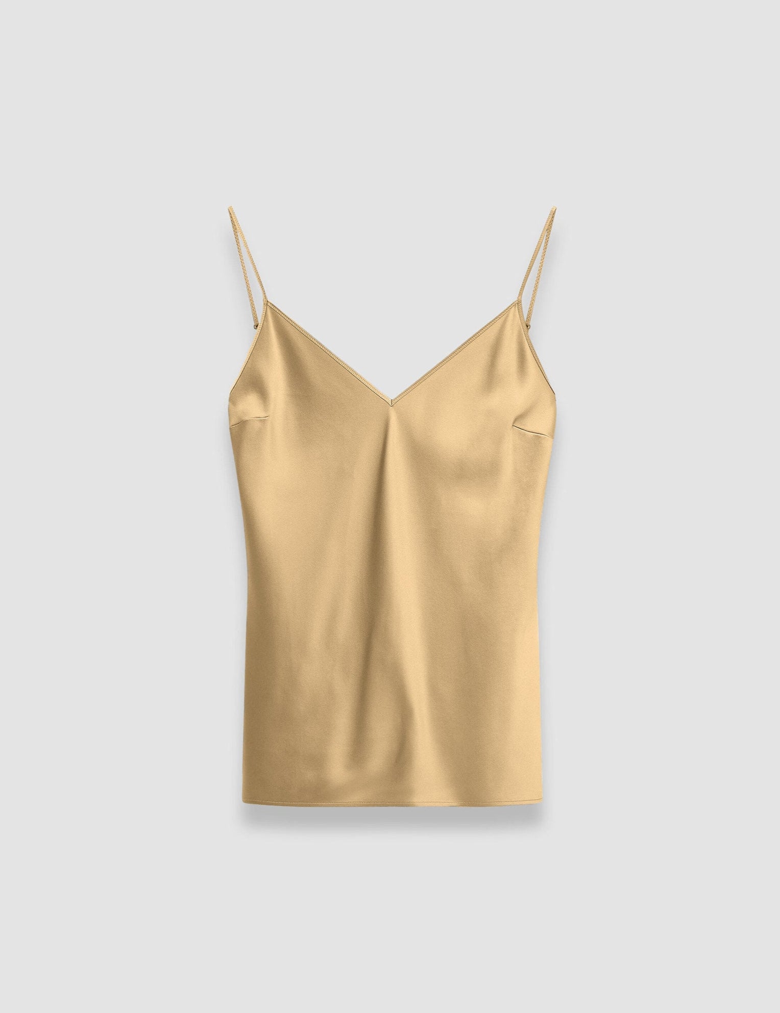 Beige Clea Silk Satin Camisole - Joseph