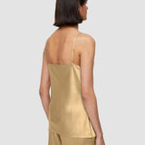 Beige Clea Silk Satin Camisole - Joseph