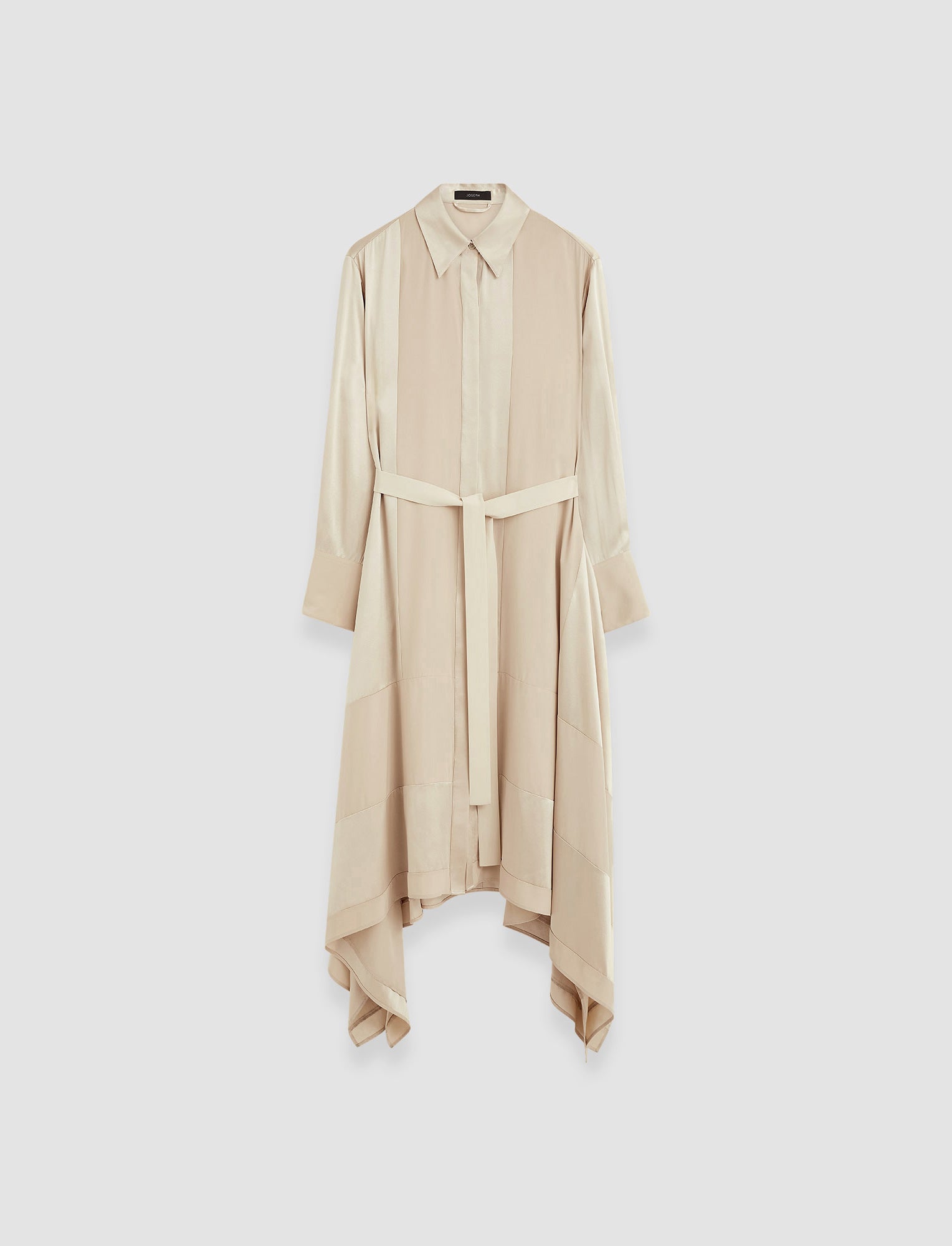 beige-robe-cyprien-en-satin-mat-et-brillant-JOSEPH