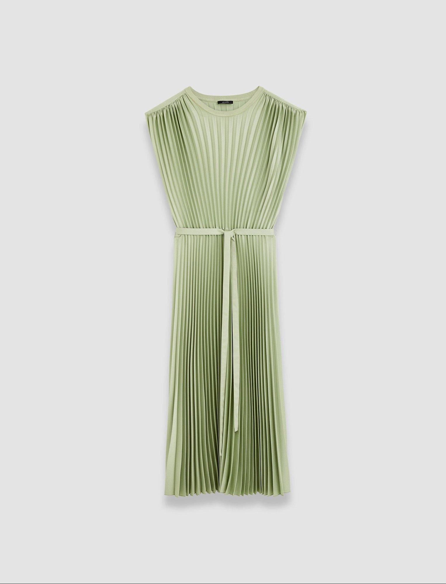 green-volta-knit-weave-plisse-dress-JOSEPH