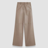 Grey Alana Nappa Leather Trousers - Joseph