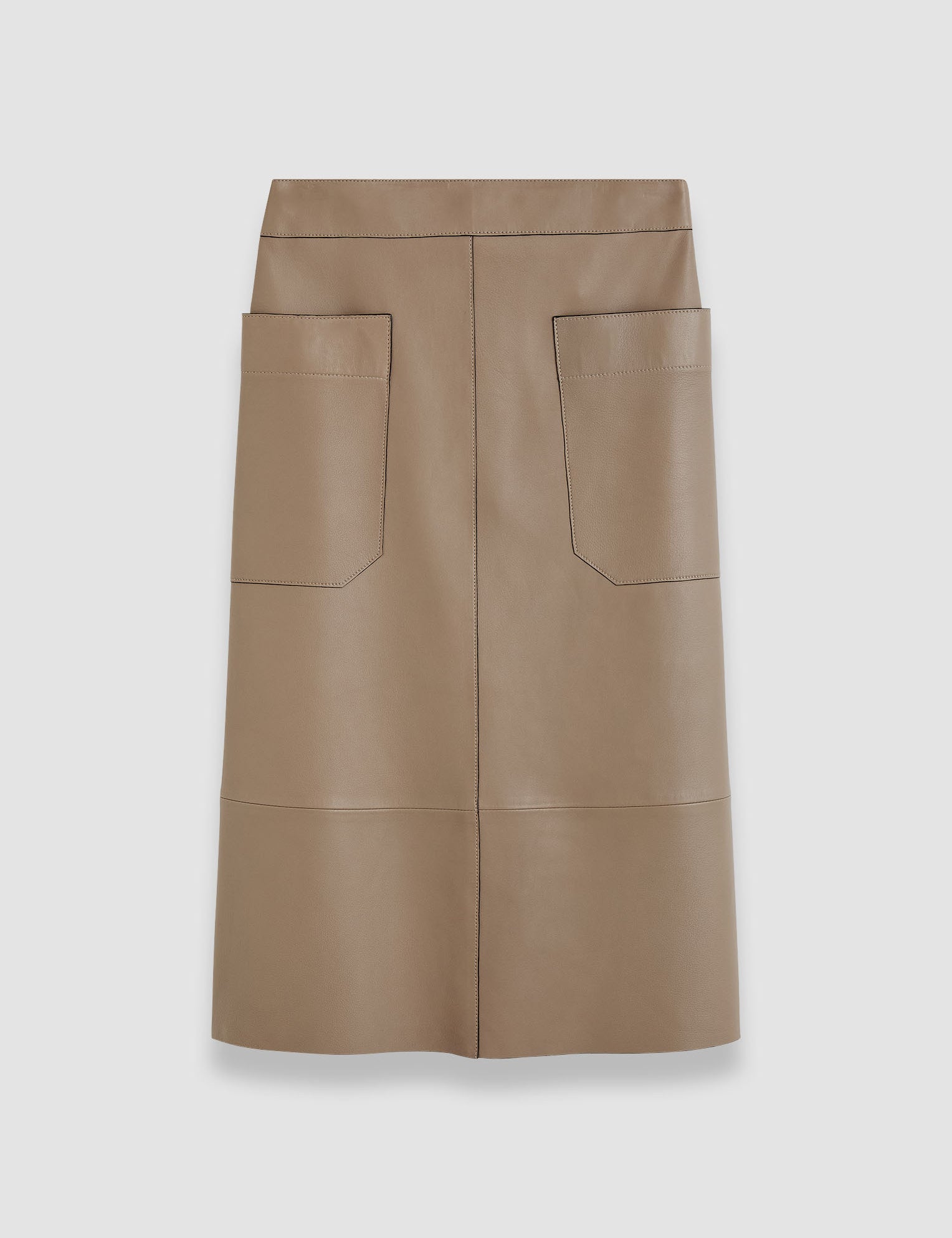 Grey Blomfield Nappa Leather Skirt - Joseph