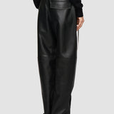 Black Tony Nappa Leather Trousers - Joseph