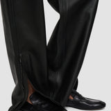 Black Tony Nappa Leather Trousers - Joseph