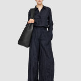 Blue Thoresby Habotai Silk Trousers - Joseph