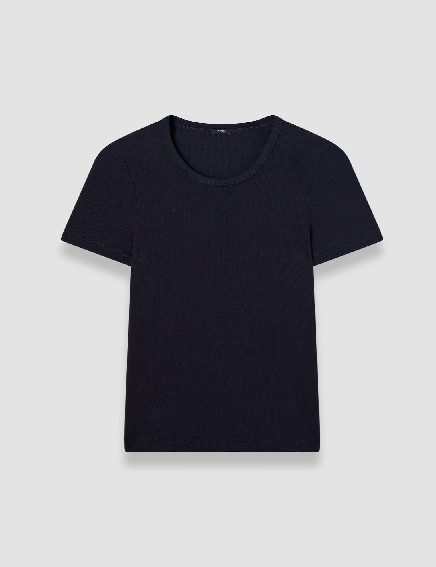 Blue Jersey Rib T-Shirt - Joseph