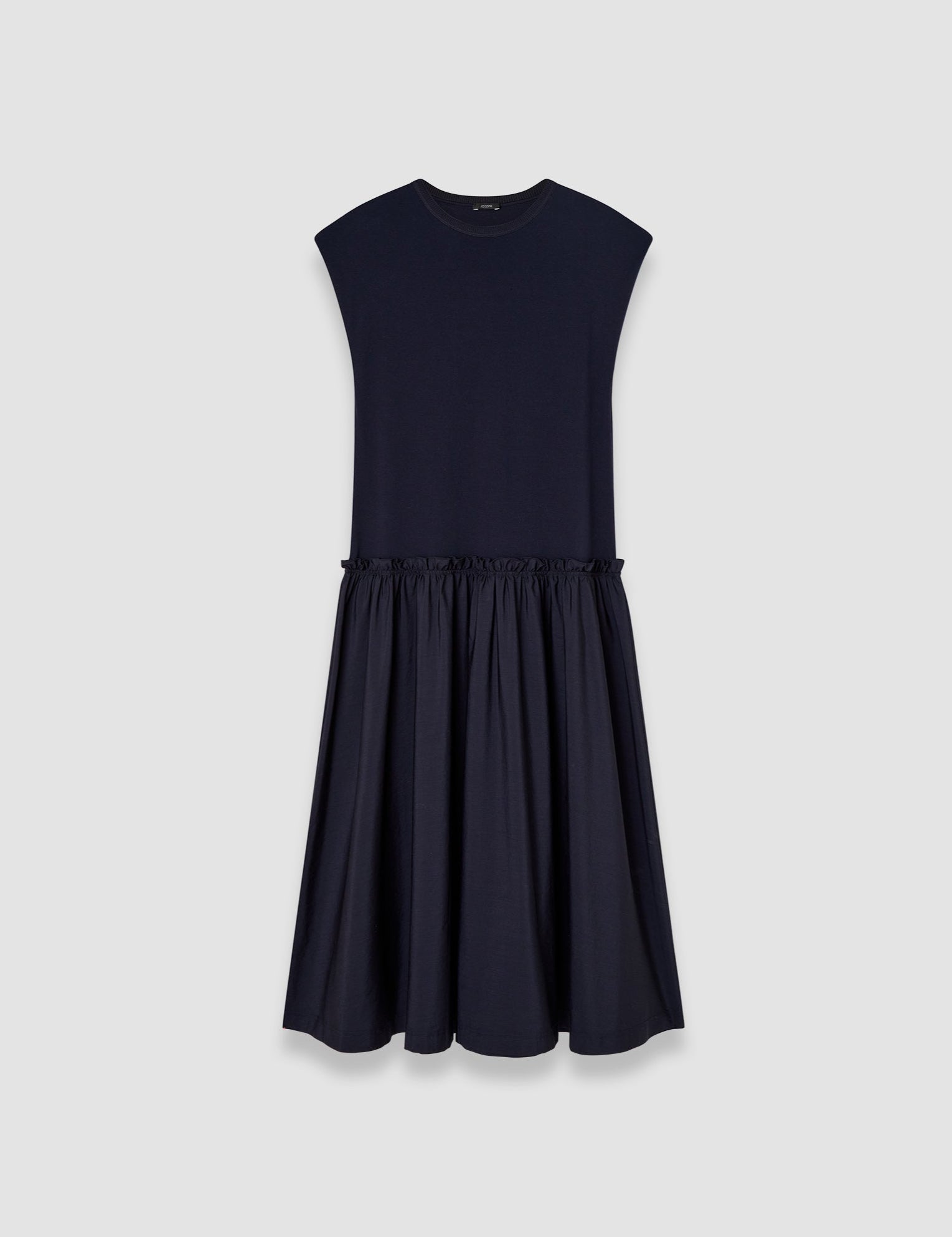 Blue Poplin Jersey Dress - Joseph