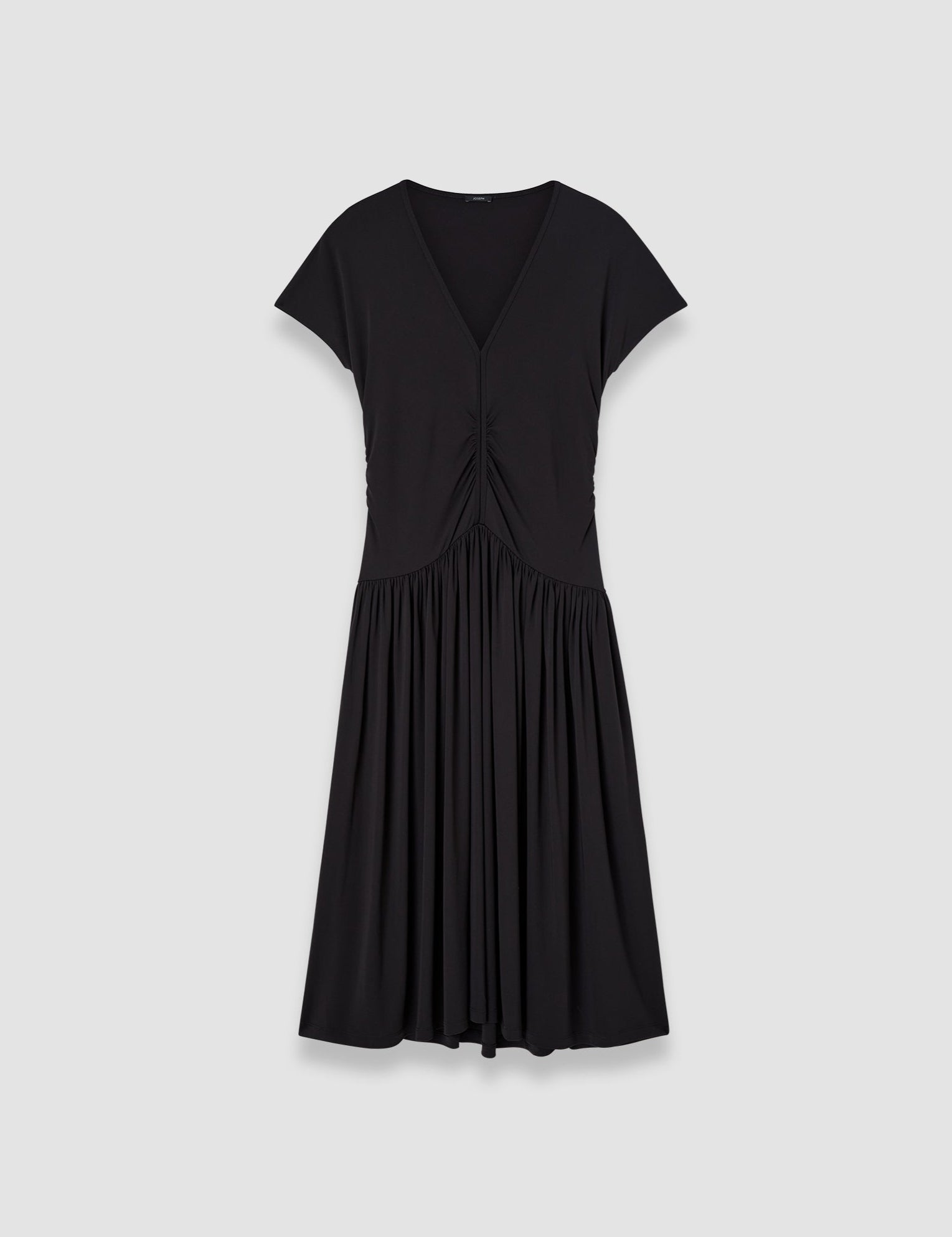 Black Isaure Crepe Jersey  Dress - Joseph