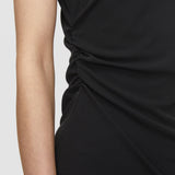 Black Pajol Crepe Jersey Top - Joseph