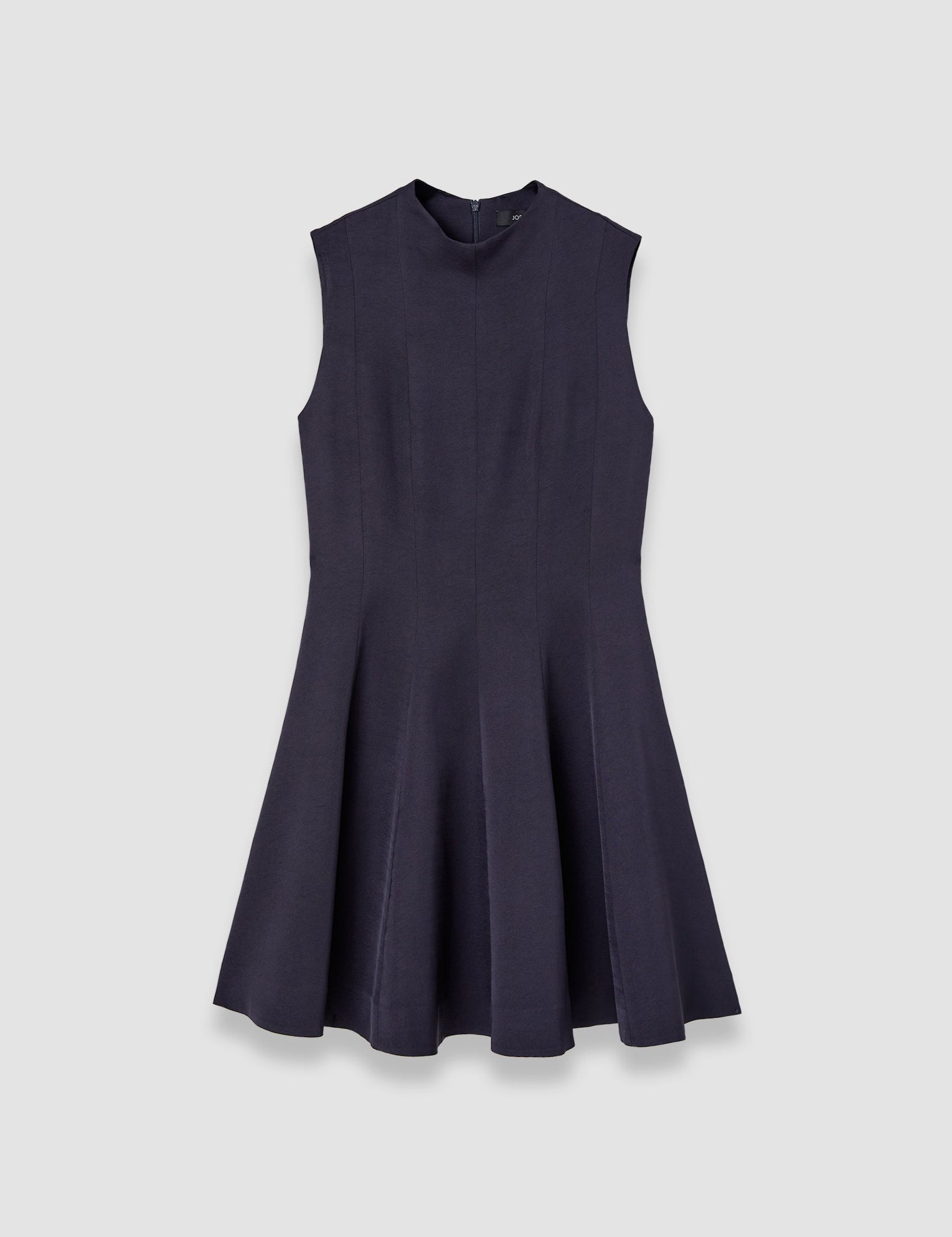 Blue Edita Viscose Crepe Mini Dress - Joseph