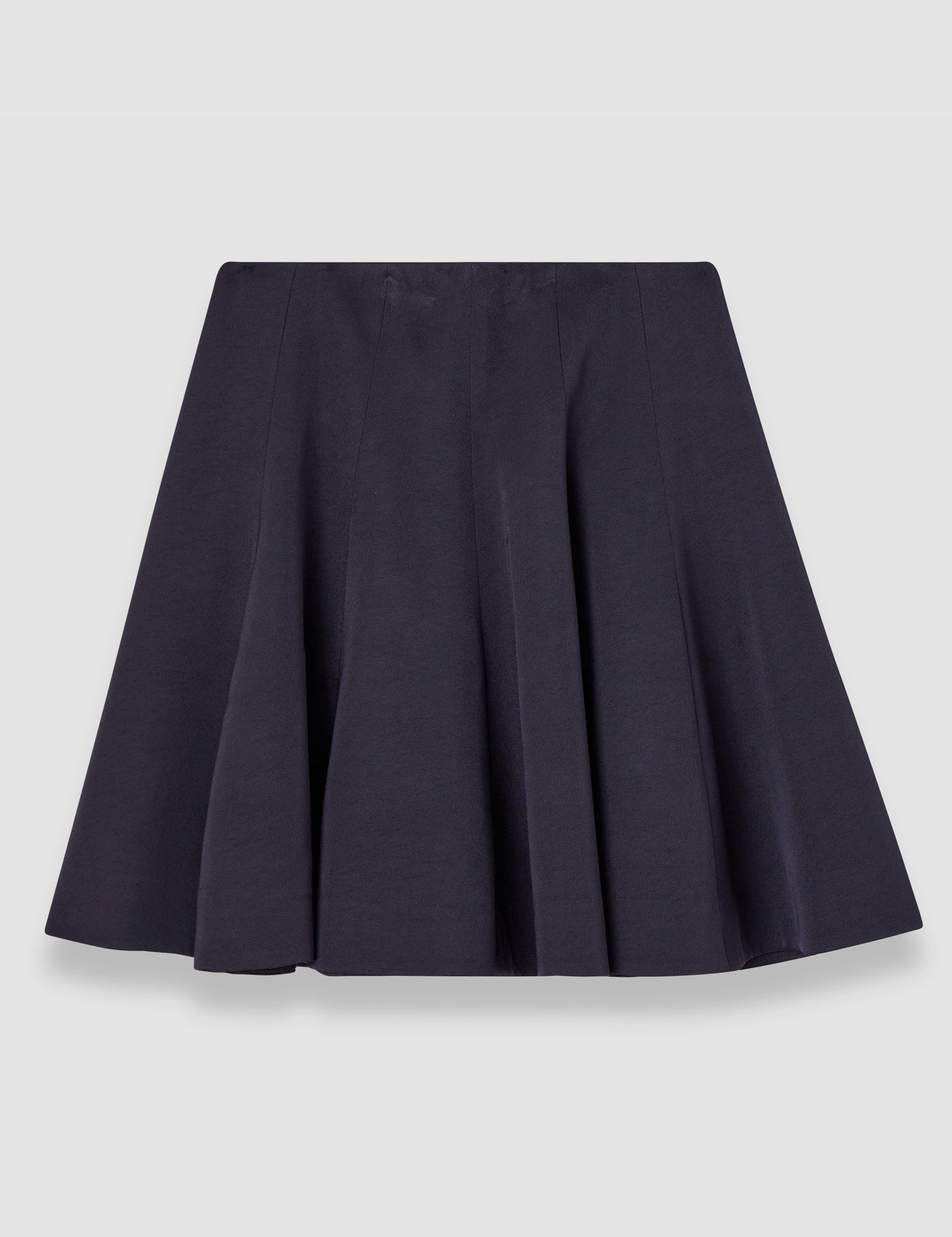 Blue Becca Viscose Crepe Mini Skirt - Joseph