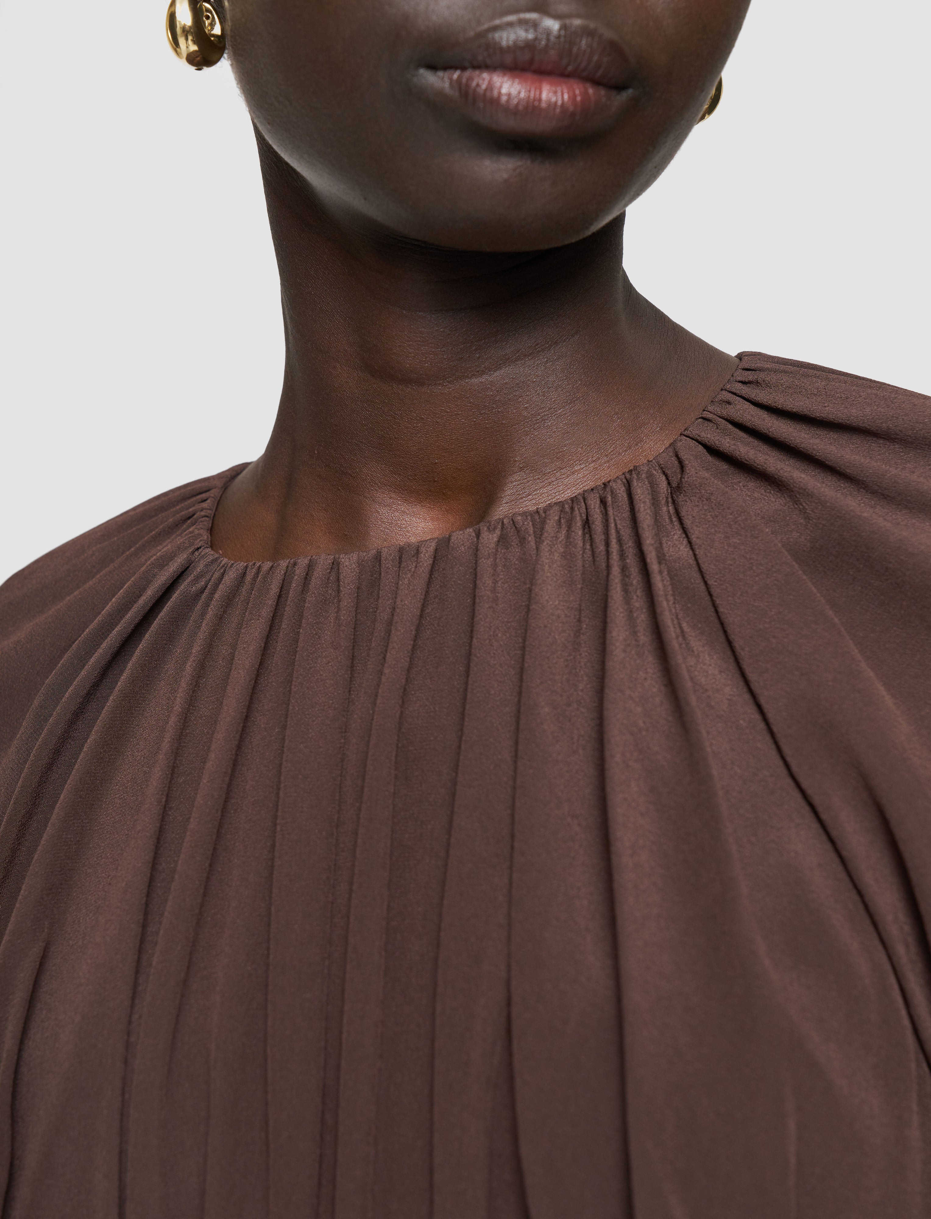 brown-lizzie-crepe-de-chine-silk-dress-JOSEPH