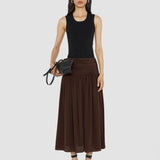 Bex Crepe de Chine Silk Skirt