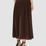 Bex Crepe de Chine Silk Skirt