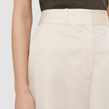 White Jnane Cotton Linen Trousers - Joseph