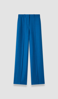 Blue Jnane Linen Blend Trousers - Joseph
