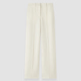 White Jnane Linen Blend Trousers - Joseph