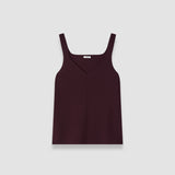 Purple Joann Compact Milano Tank Top - Joseph