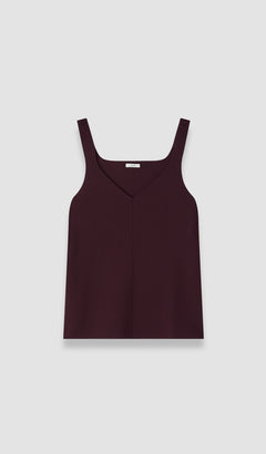 Purple Joann Compact Milano Tank Top - Joseph