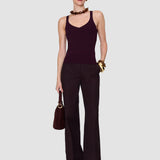 Purple Joann Compact Milano Tank Top - Joseph