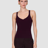 Purple Joann Compact Milano Tank Top - Joseph