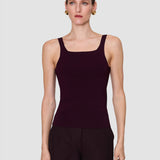 Purple Joann Compact Milano Tank Top - Joseph