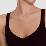 Purple Joann Compact Milano Tank Top - Joseph