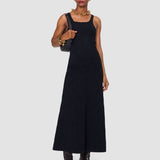 Black Joann Leopard Jacquard Milano Tank Top - Joseph