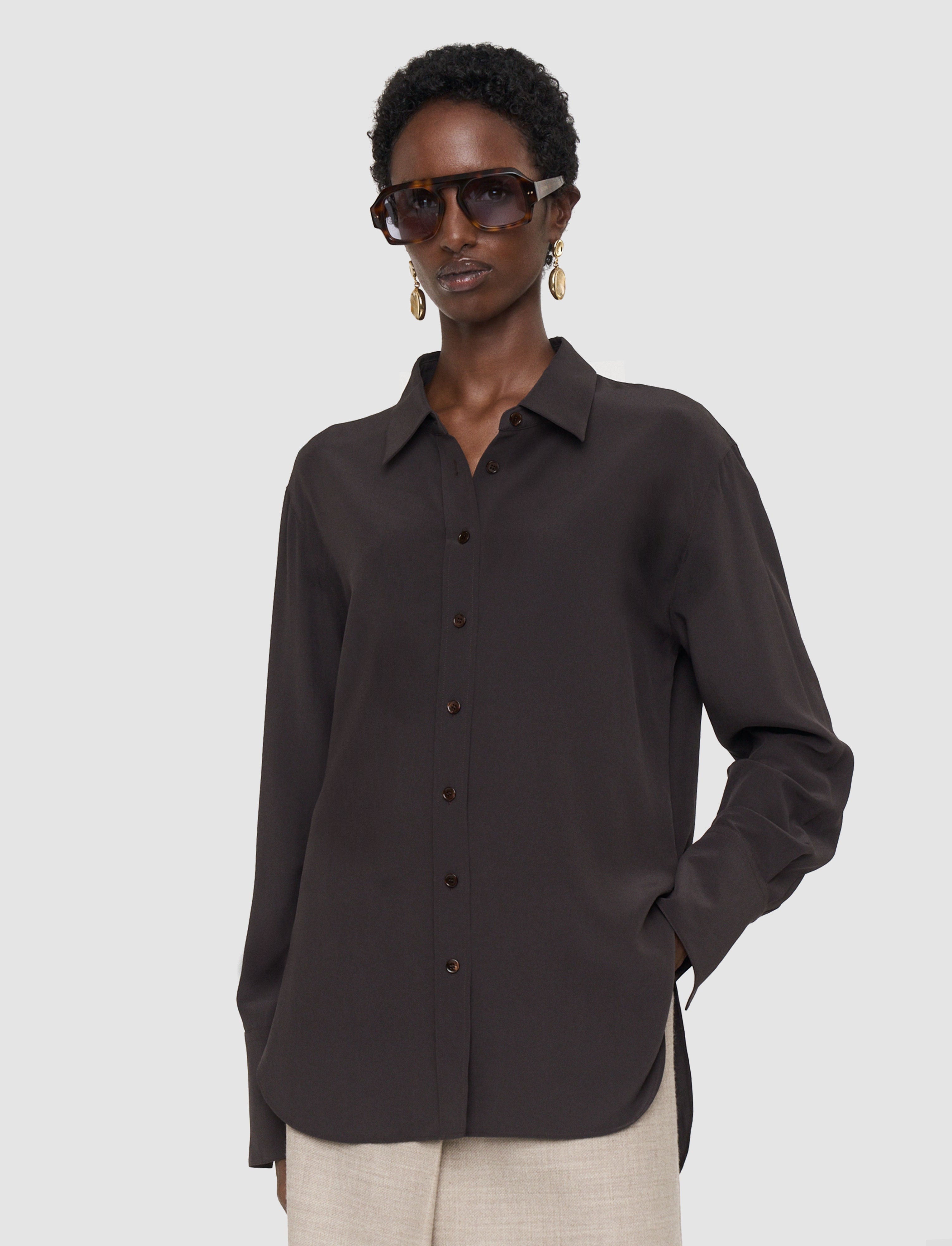 brown-joe-crepe-de-chine-silk-blouse-JOSEPH