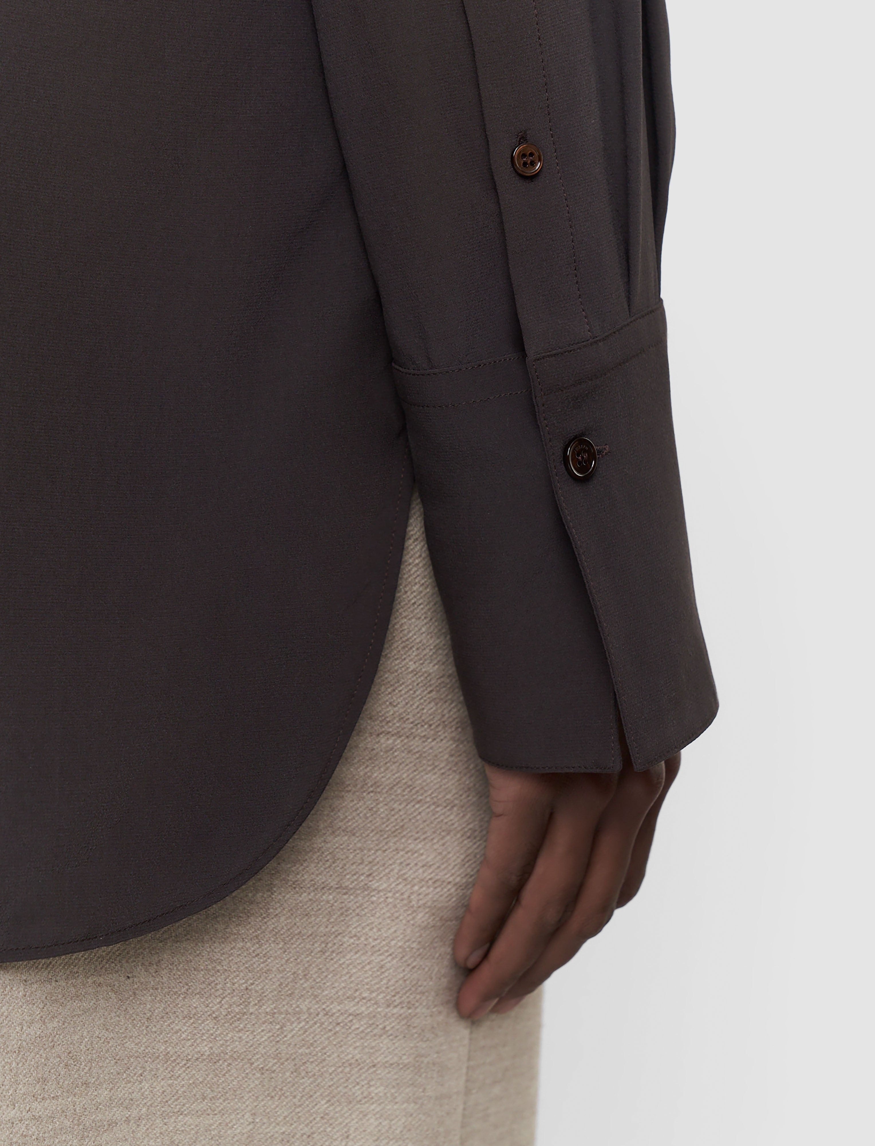brown-joe-crepe-de-chine-silk-blouse-JOSEPH