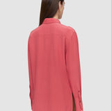 Pink Joe Crepe de Chine Silk Blouse - Joseph