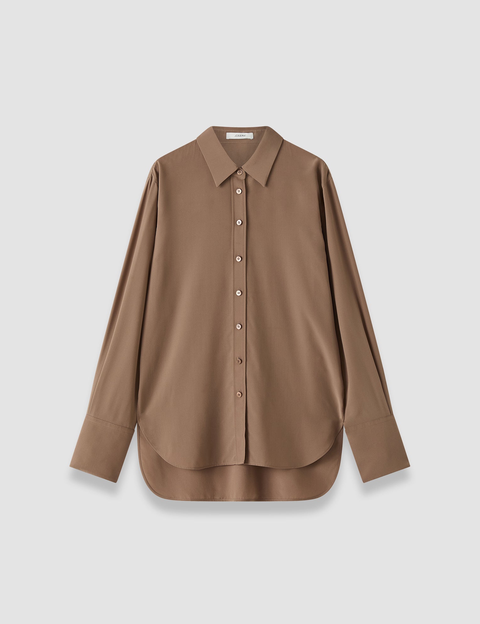 Purple Joe Crepe de Chine Silk Blouse - Joseph