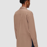 Purple Joe Crepe de Chine Silk Blouse - Joseph
