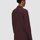 Purple Joe Crepe de Chine Silk Blouse - Joseph